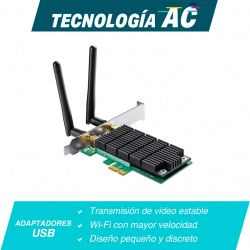 Tarjeta Dual Band PCI-Express TP-LINK Archer T4E